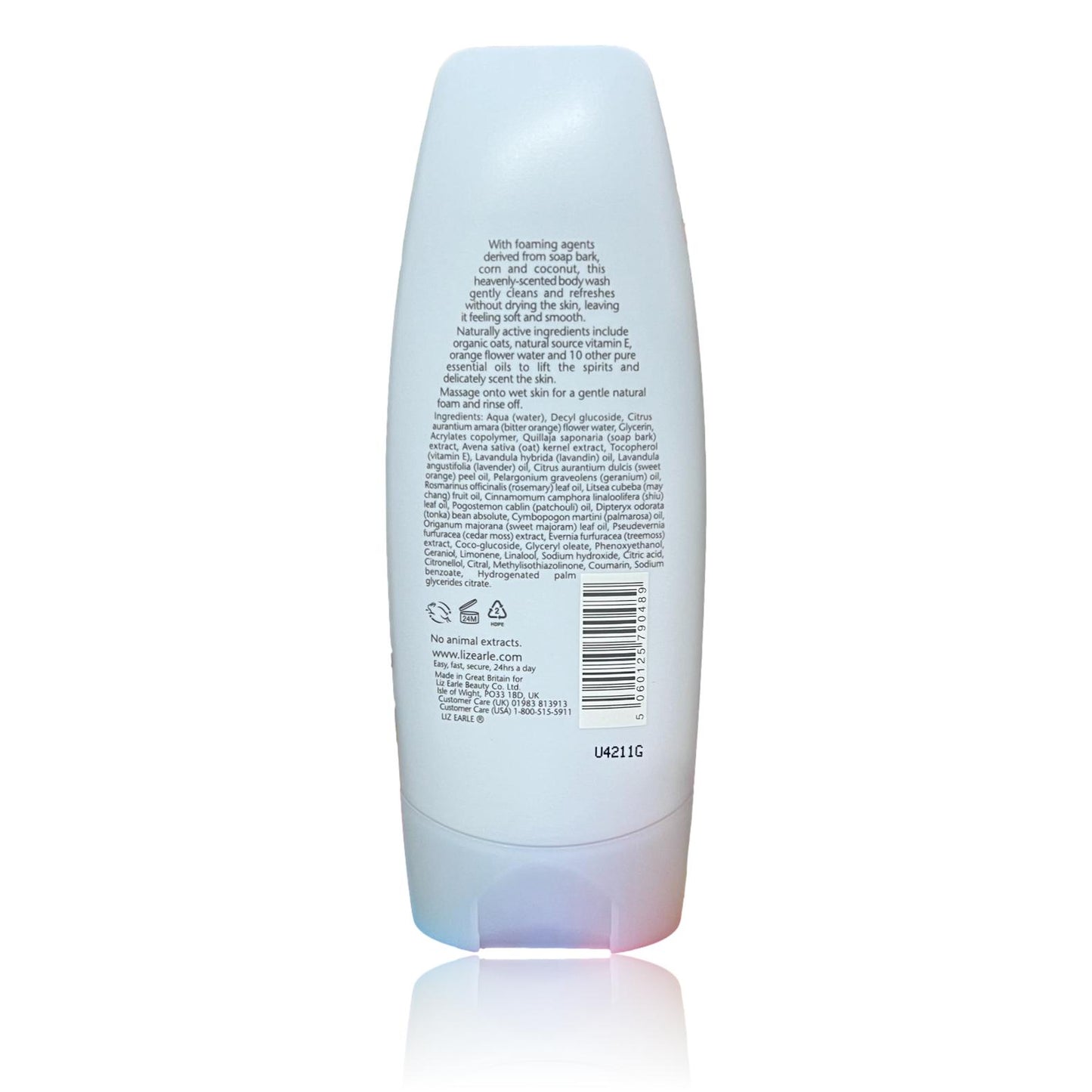 Liz Earle Orange Flower Botanical Body Wash 200ml Bath & Shower Gel