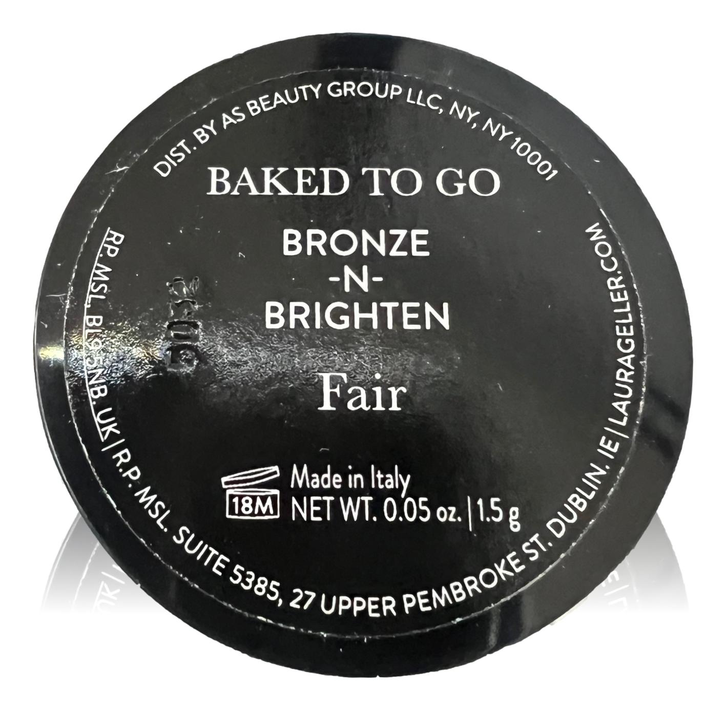 Laura Geller Baked to Go Bronze n Brighten in Fair 1.5g