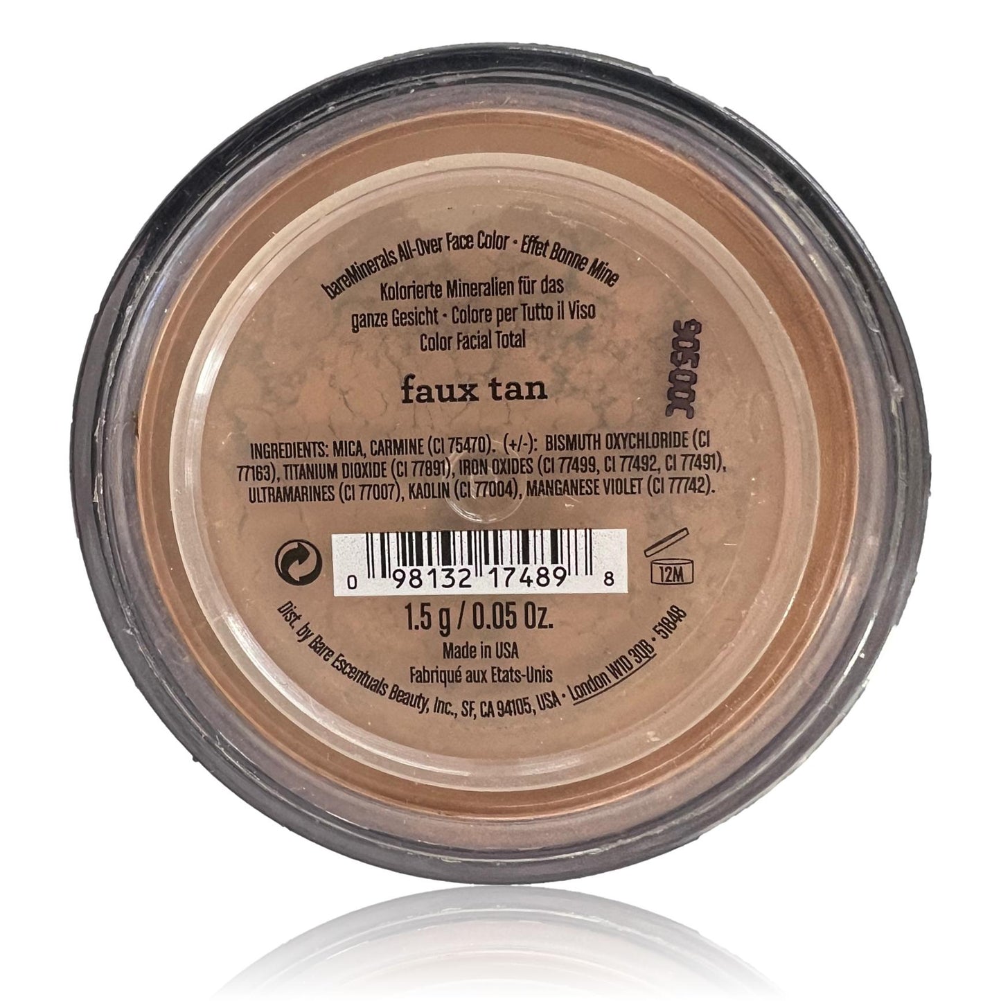 bareMinerals All-Over Face Colour, Faux Tan, 1.5g