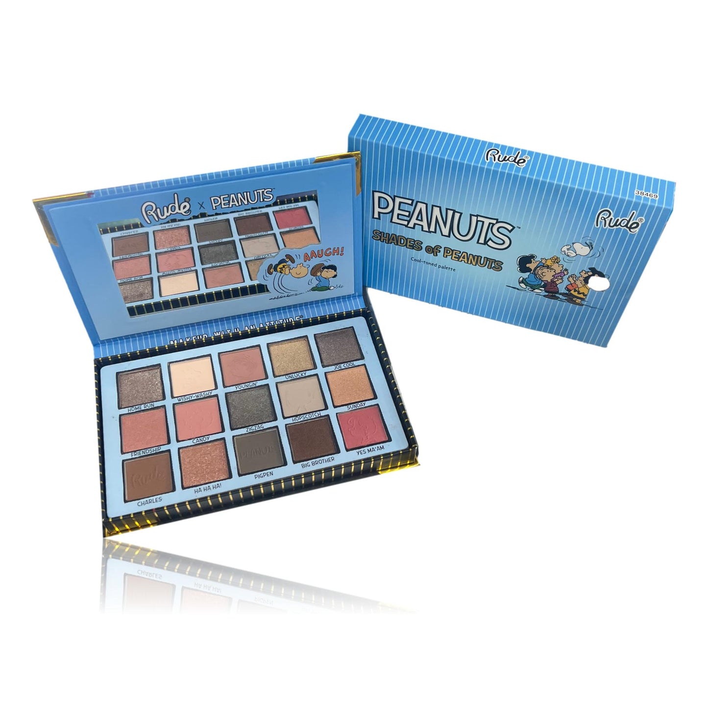 Rude Cosmetics Shades of Peanuts Cool Toned Eyeshadow Palette