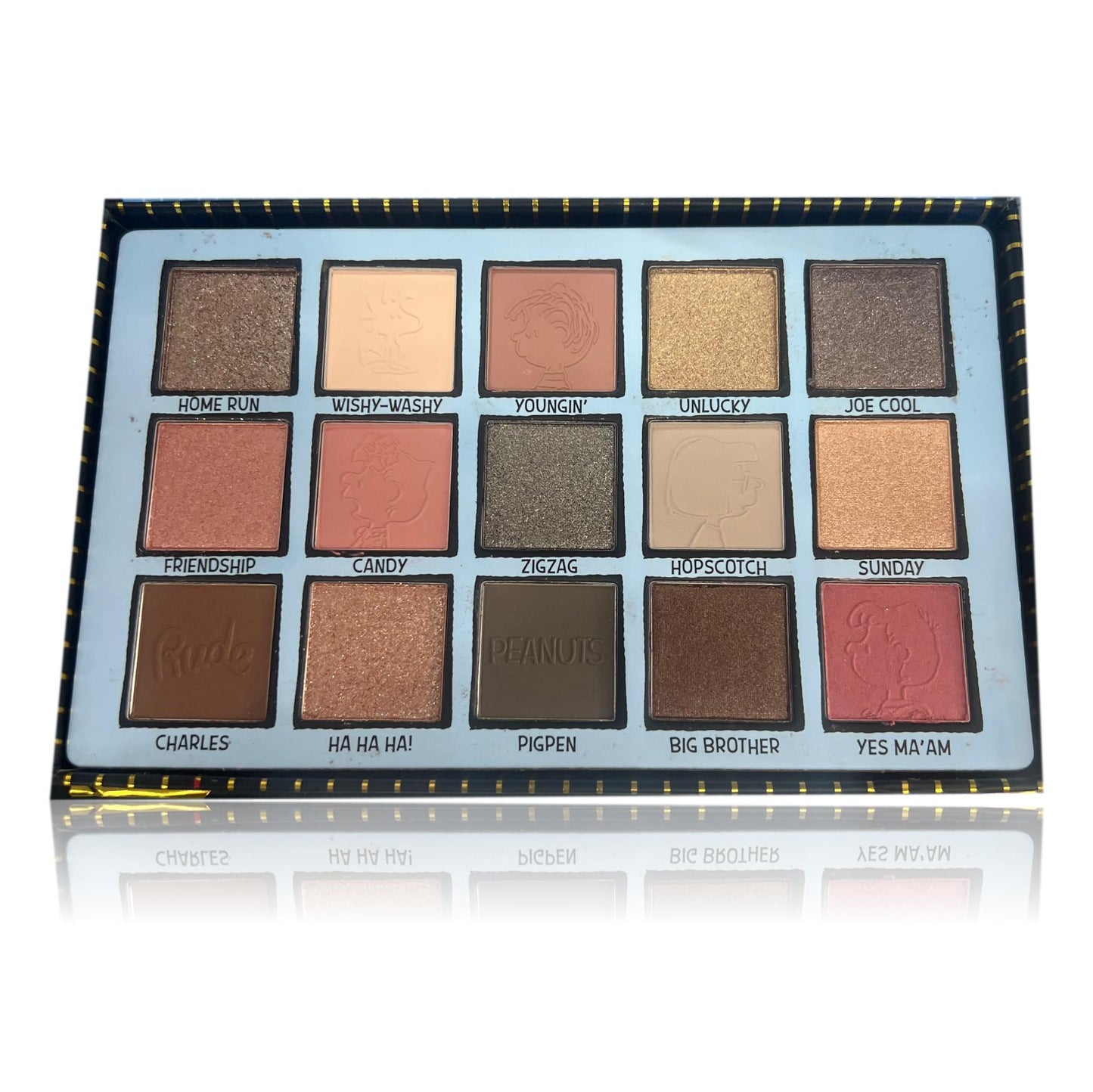 Rude Cosmetics Shades of Peanuts Cool Toned Eyeshadow Palette