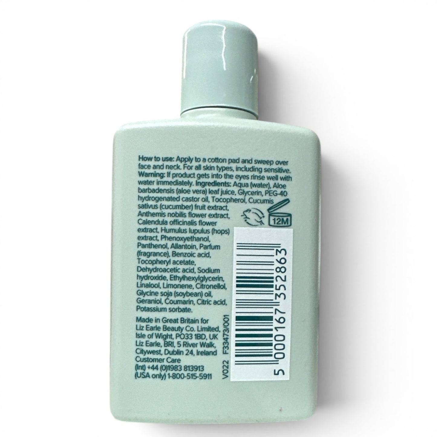 Liz Earle Instant Boost Skin Tonic 50ml – Travel Size New Formula SKINCARE TONIC