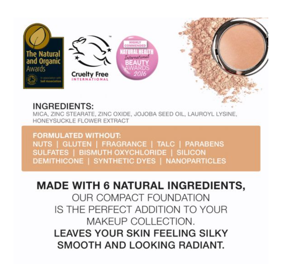 Bellapierre Cosmetics Compact Mineral Foundation Ivory SPF15 (10g)