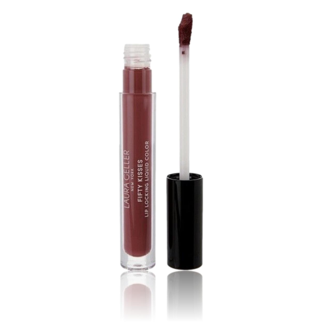 Laura Geller Fifty Kisses Lip Locking Liquid Colour (3ml) in Royal Kiss - a deep matte pink shade