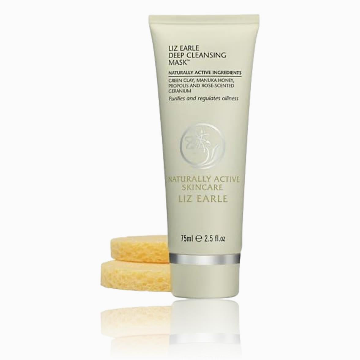 Liz Earle Deep Cleansing Mask 75ml with 2 sponges