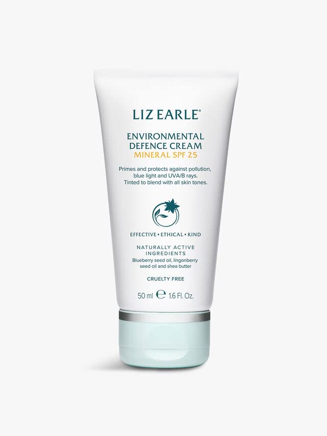 Liz Earle Environmental Defence Cream Mineral SPF 25 50ml, 50 g (Pack of 1)