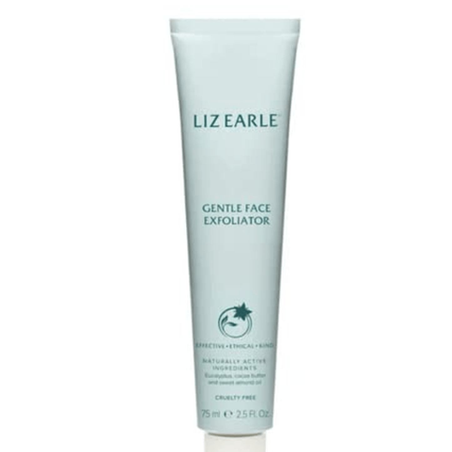 Liz Earle Gentle Face Exfoliator with Cocoa Butter & Jojoba Beads, 75ml skincare exfoliator