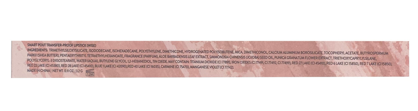 LAURA GELLER Smart Pout Transfer Proof Lipstick (Wise)
