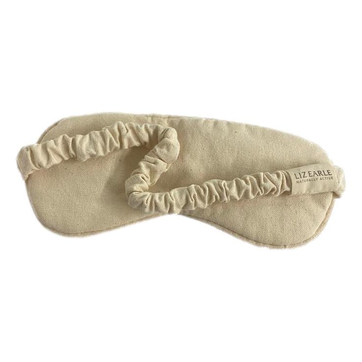 Liz Earle Naturally Active Cotton Eye Mask Neroli Beige Green