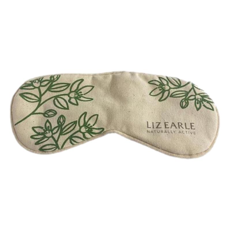 Liz Earle Naturally Active Cotton Eye Mask Neroli Beige Green