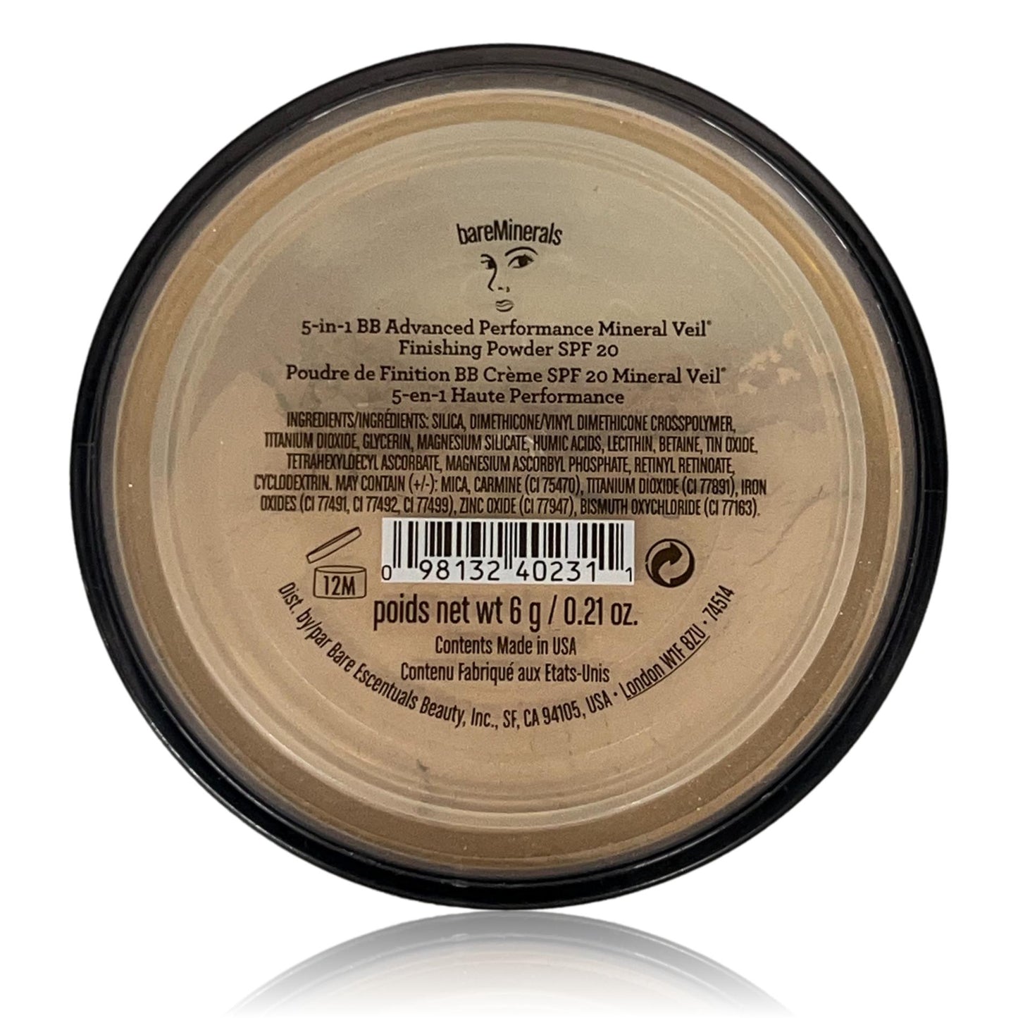bareMinerals 5in1 BB Advanced Performance Mineral Veil SPF20 (Full Size) 6g
