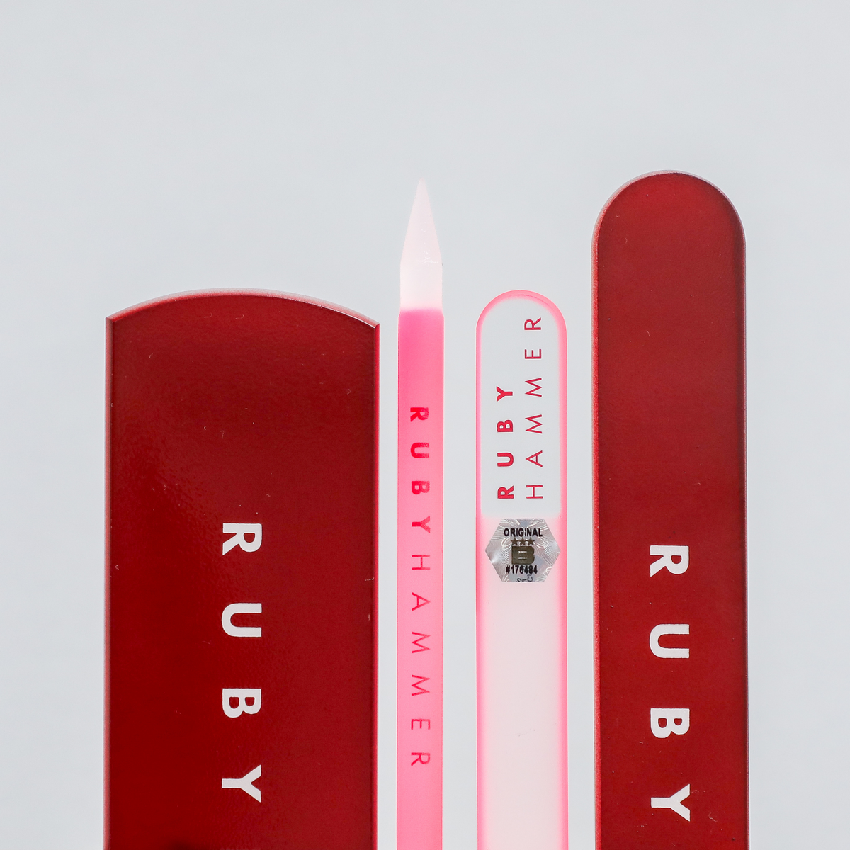 Ruby Hammer Large Glass Nail File 19.5cm