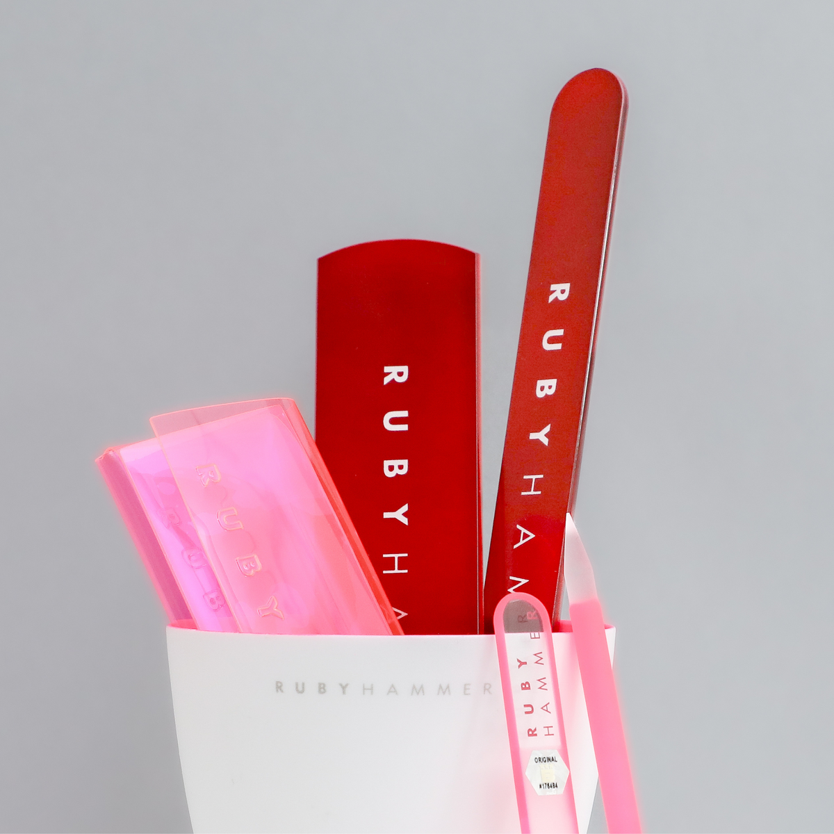 Ruby Hammer Large Glass Nail File 19.5cm
