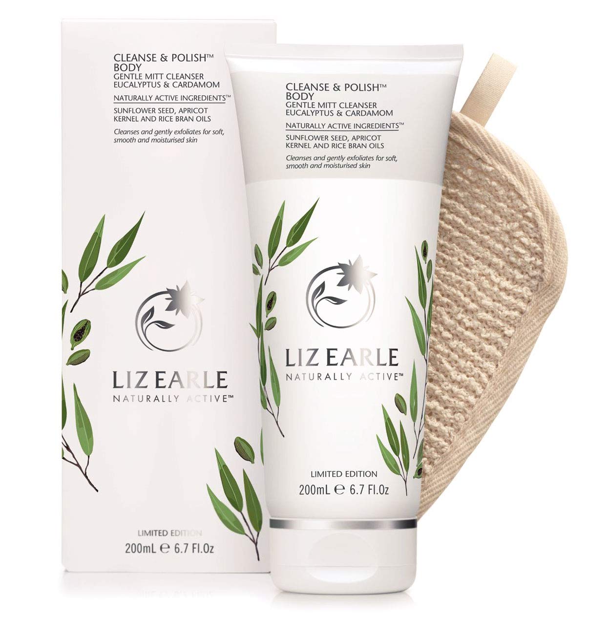 Liz Earle Cleanse and Polish Body, Gentle Mitt Cleanser (Eucalyptus and Cardamon)