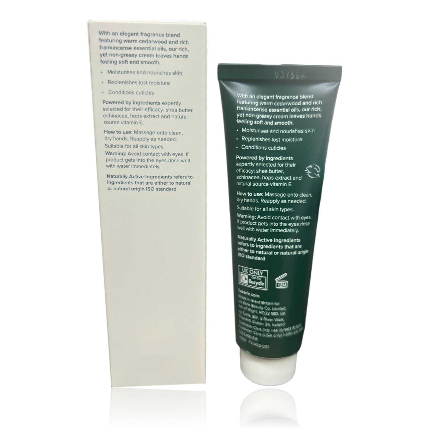 Liz Earle Hand Cream Warm Cedarwood & Frankincense (50ml)