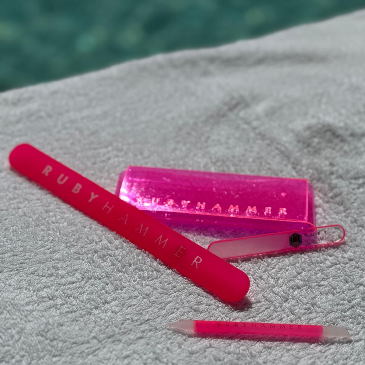 Ruby Hammer Large Glass Nail File 19.5cm