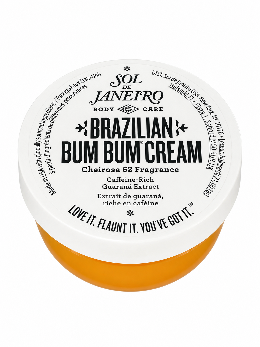 Sol de Janeiro Brazilian Bum Bum Cream Cheirosa 62 jar lid