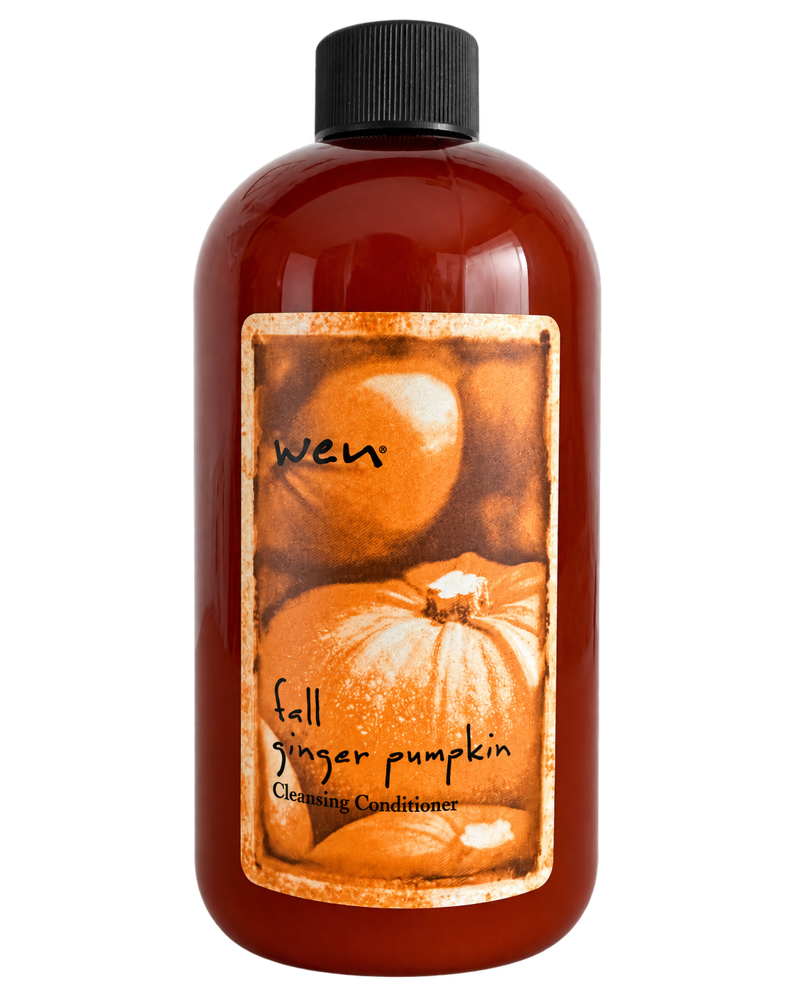 WEN Fall Ginger Pumpkin Cleansing Conditioner 16 fl oz bottle, front view