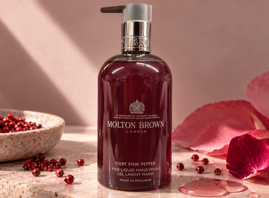 Molton Brown Fiery Pink Pepper Fine Liquid Hand Wash bottle