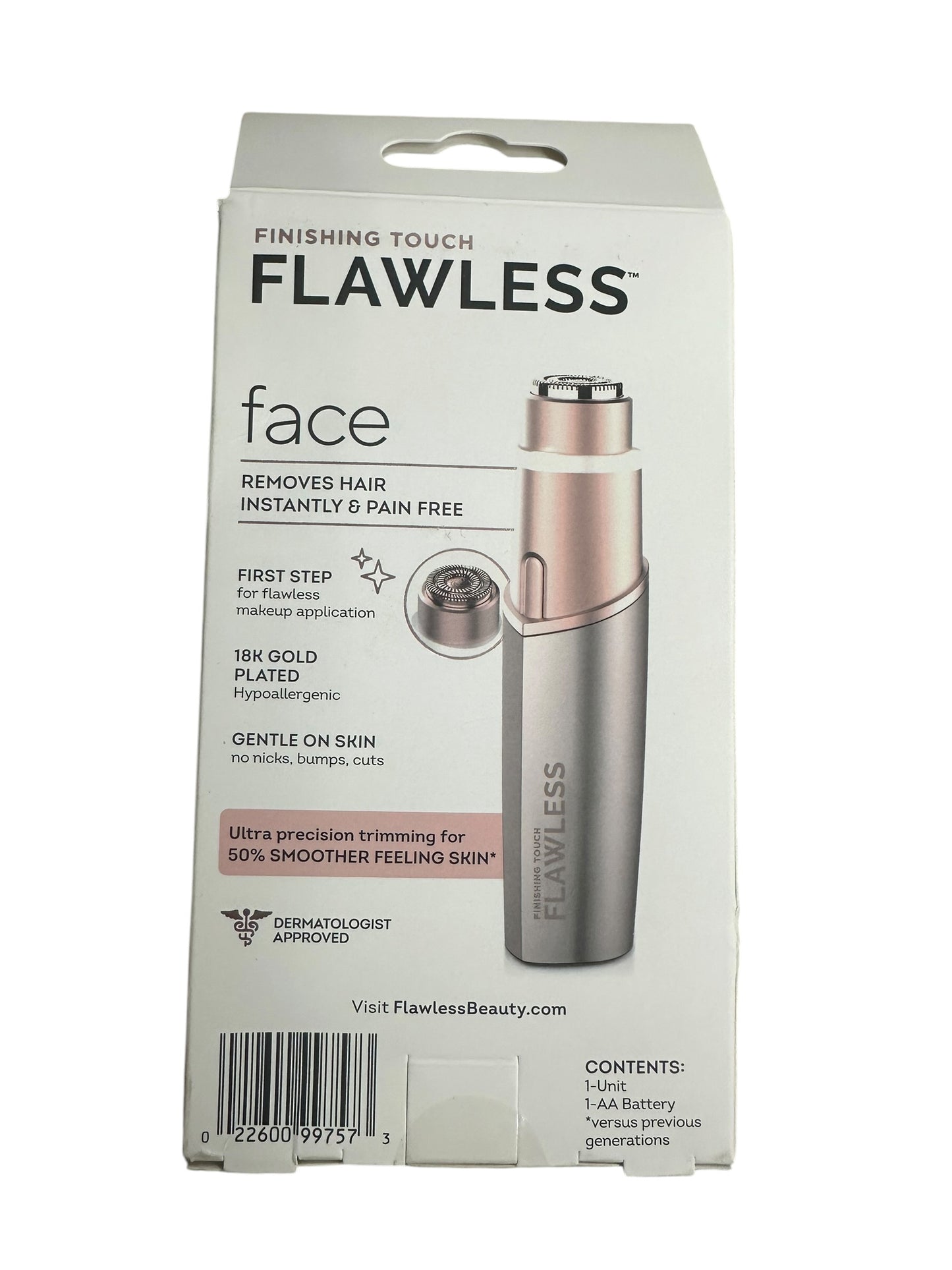 Finishing Touch Flawless Face Hair Remover — Instant & Pain-Free