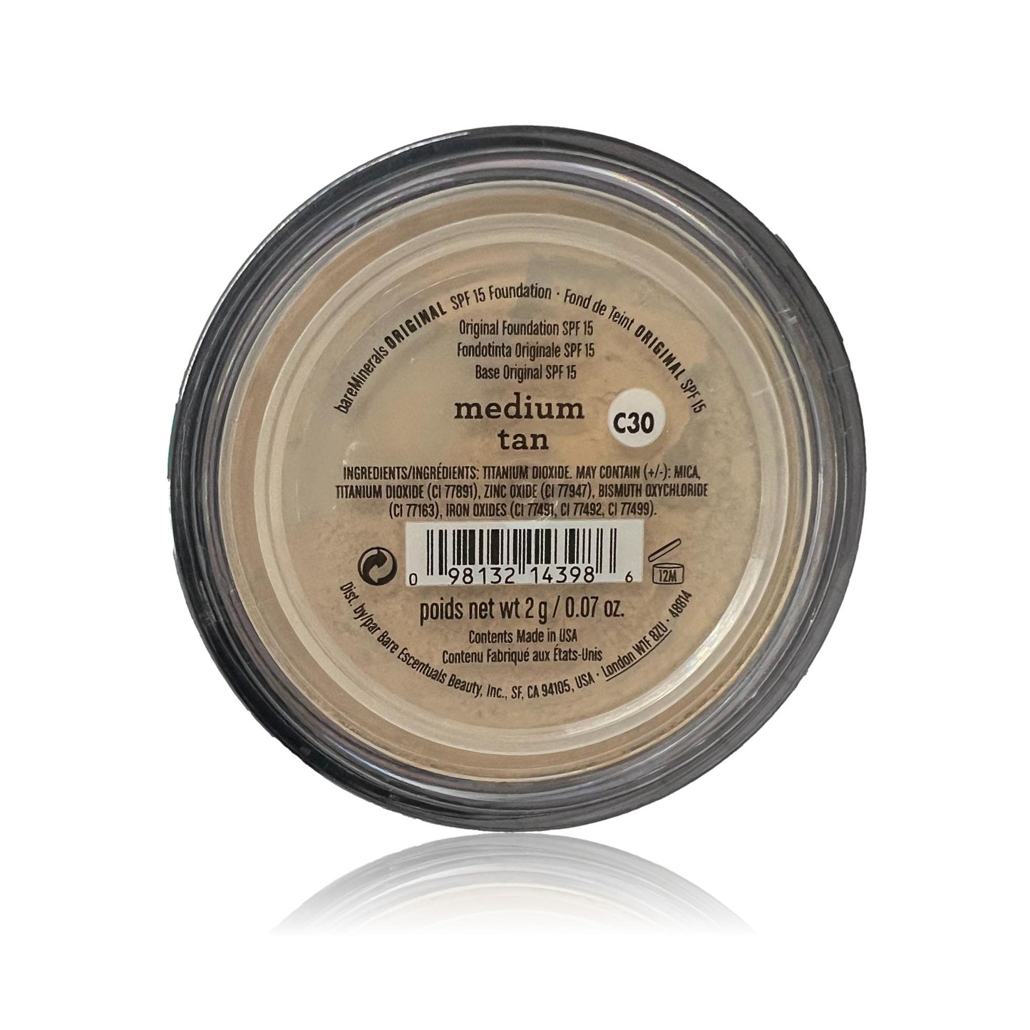 bareMinerals Original SPF15 Foundation Medium Tan C30 (2g)