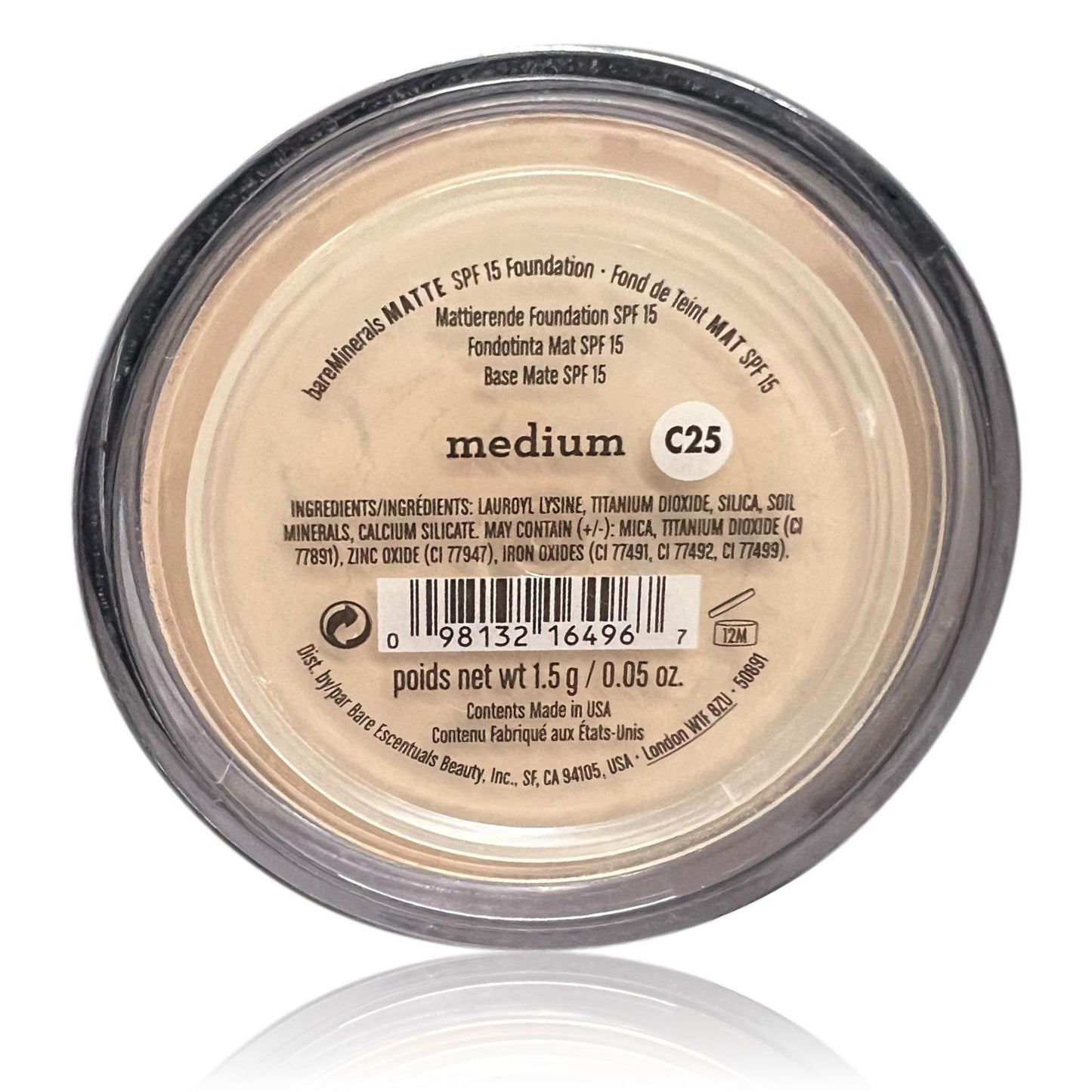 bareMinerals MATTE SPF15 Foundation (1.5g) in Medium (C25)