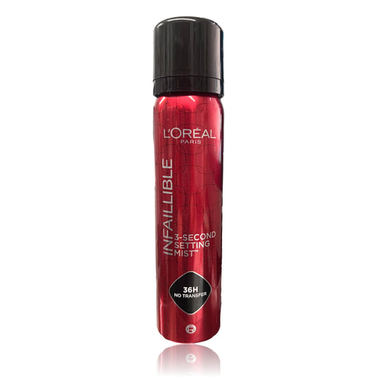 L'Oreal Paris Infallible 3-Second Setting Mist 36H No Transfer (75ml)