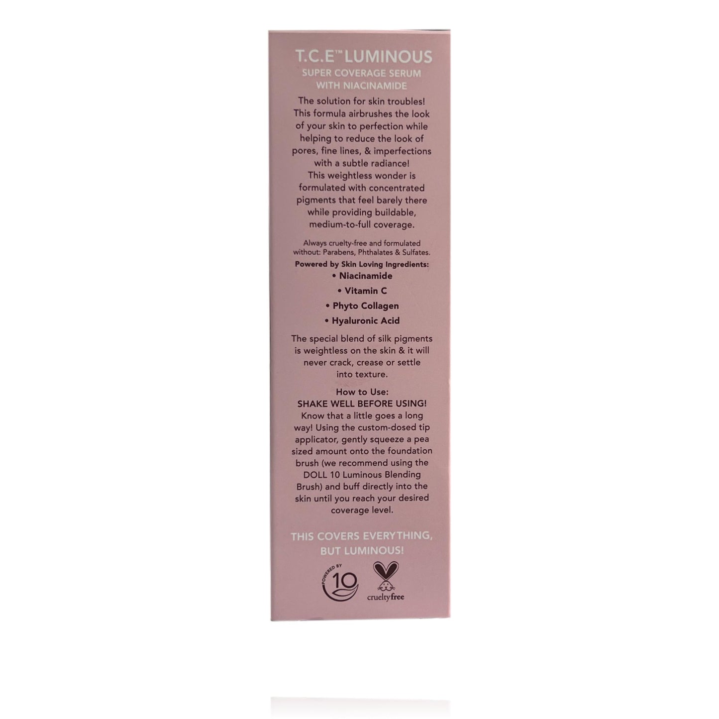 Doll 10 T.C.E. Luminous Super Coverage Serum Light/Medium 30ml