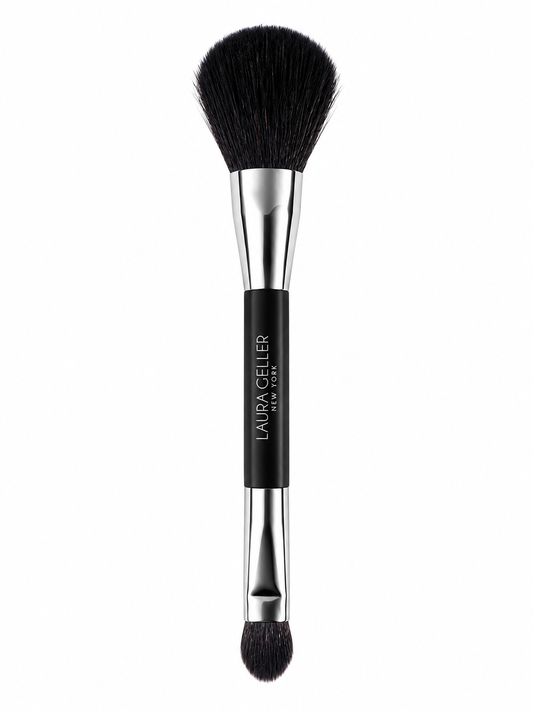 Laura Geller Double-Ended Makeup Brush – Black Bristles