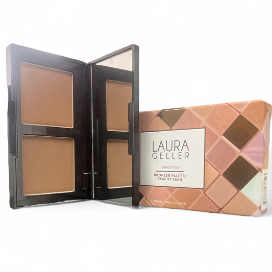 Laura Geller Hi-Def Duo Bronzer Palette, Beachy Keen