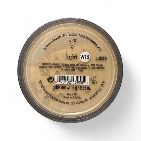 bareMinerals Original SPF15 Foundation Light W15 (16g) Supersize.