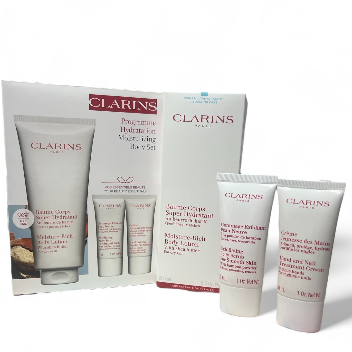 Clarins Moisturizing Body Set | Hydrating Skincare Gift Set for Soft, Smooth Skin