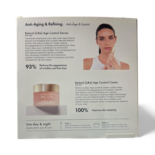 Christian Breton Paris Retinol (Like) Anti-Aging Cure Control Cream and Serum Set