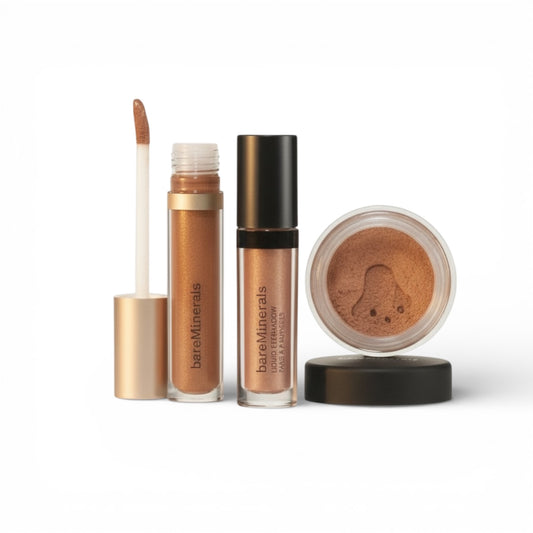 bareMinerals Warmest Wishes Warmth All Over Face Color, Eye & Lip Trio.