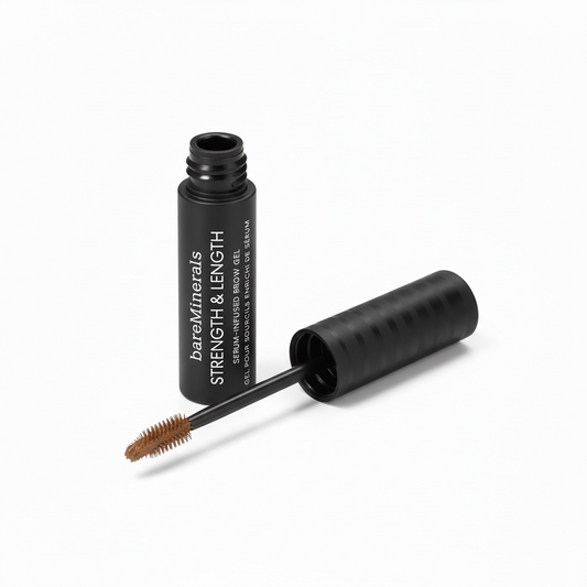 bareMinerals Strength& Length Serum-Infused Brow Gel – Chestnut (0.16 oz / 4.5 ml)