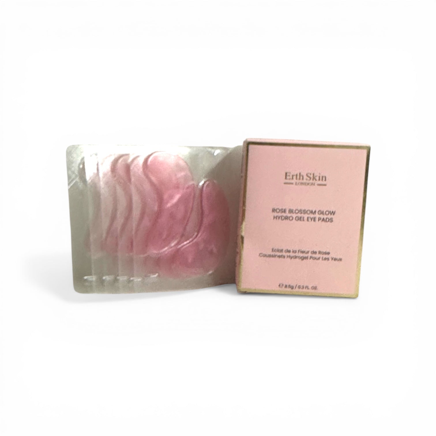 Erth Skin London Rose Blossom Glow Hydro Gel Eye Pads | 5 x 2 Pairs Skincare Anti Aging
