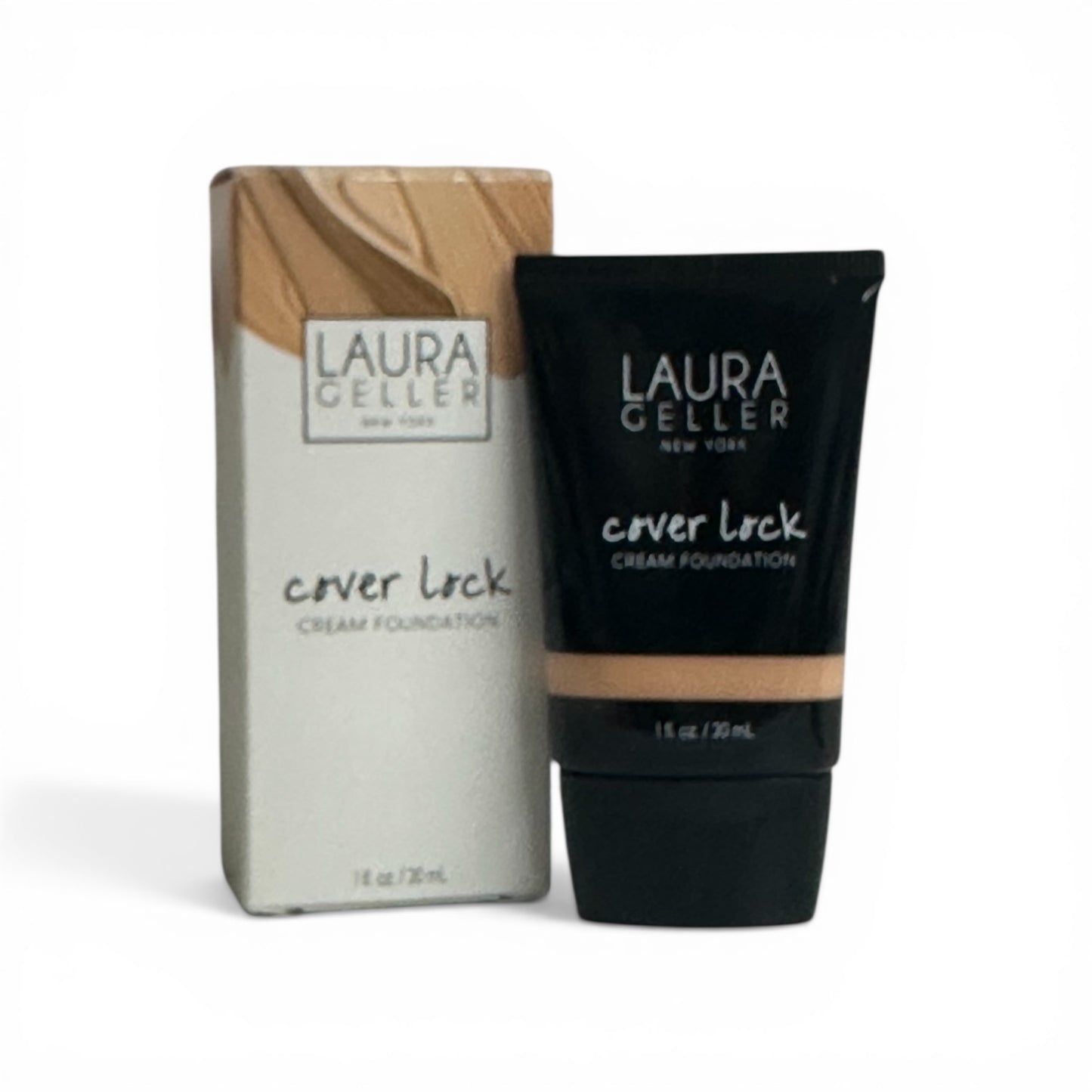 Laura Geller Cover Lock Cream Foundation | Full Coverage 30ml – Fair Foundation