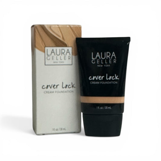 Laura Geller Cover Lock Cream Foundation | Full Coverage 30ml – Fair Foundation