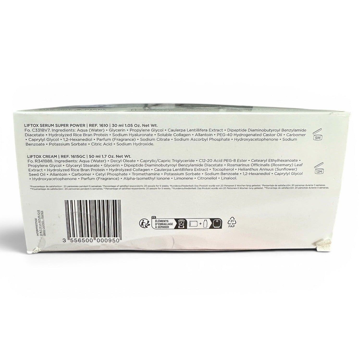 Christian Breton Paris Liftox Lifting & Anti-Ageing Set | Serum 30ml + Face Cream 50ml Skin Care - Anti-Ageing