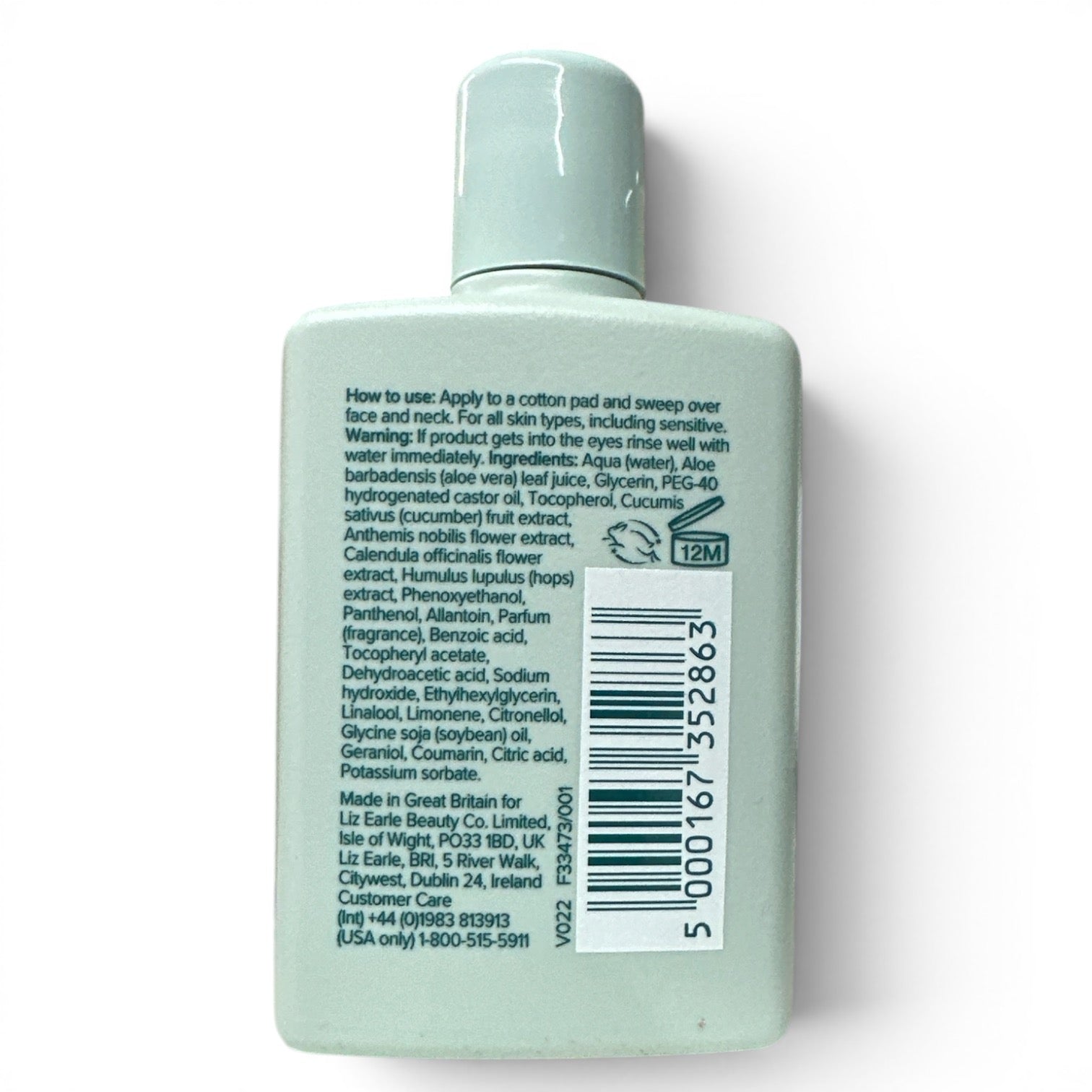 Liz Earle Instant Boost Skin Tonic 50ml – Travel Size New Formula SKINCARE TONIC