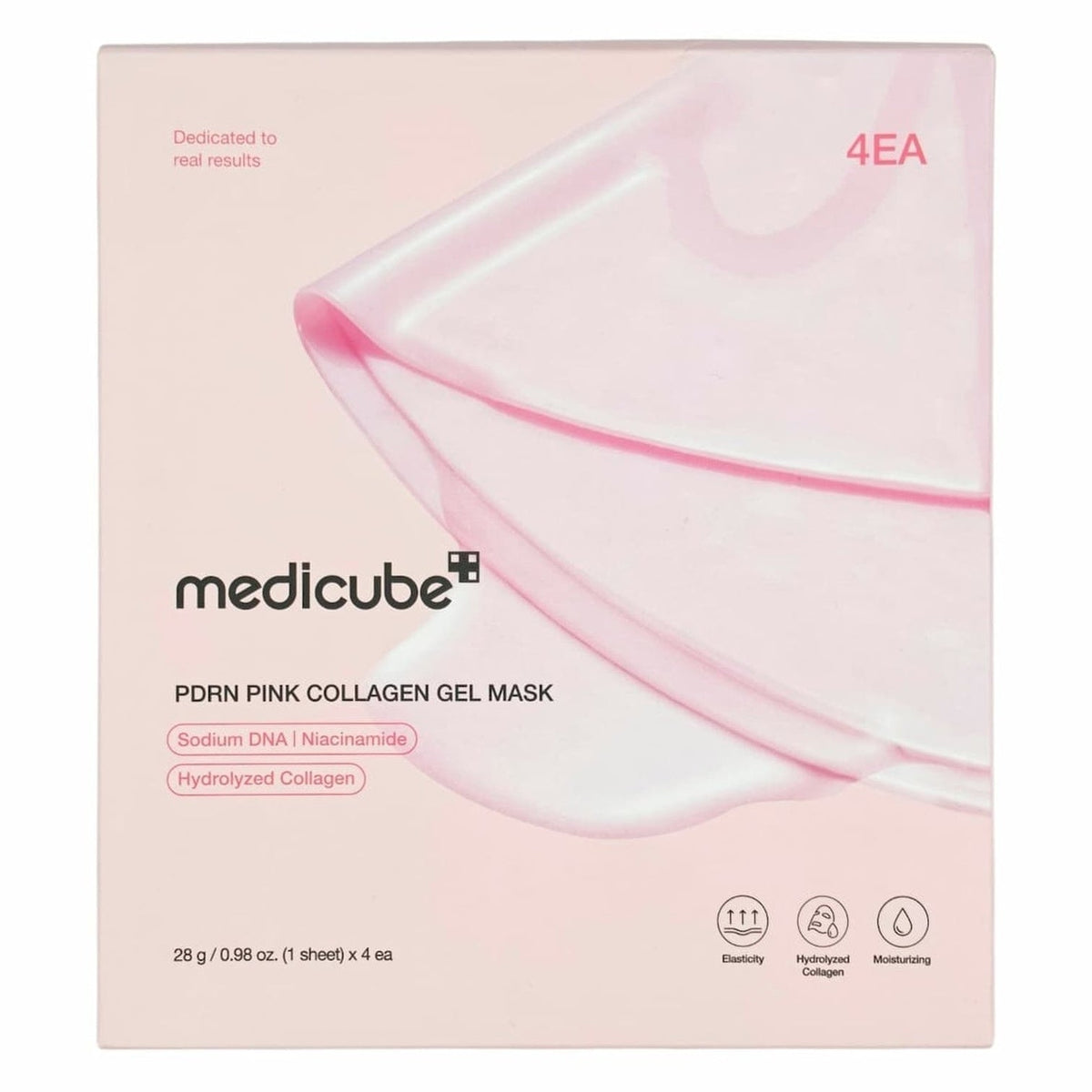 Medicube PDRN Pink Collagen Gel Mask Set 28g x 4 sheets