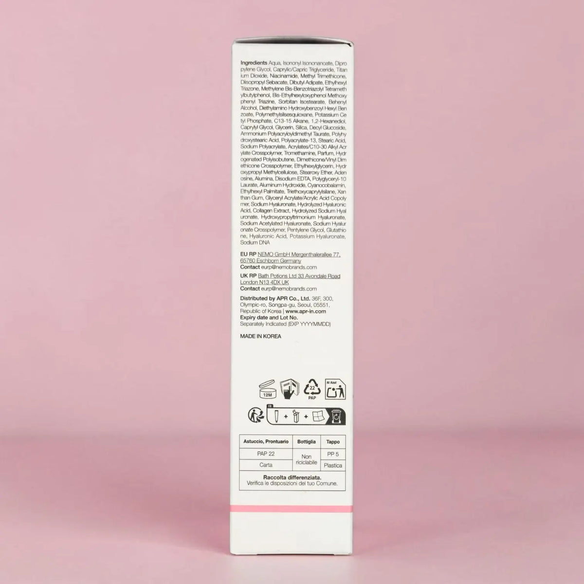 Medicube PDRN Pink Tone Up Sun Cream SPF 50+ PA++++ 50ml