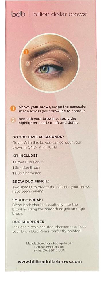 Billion Dollar Brows 60 Seconds to contour kit