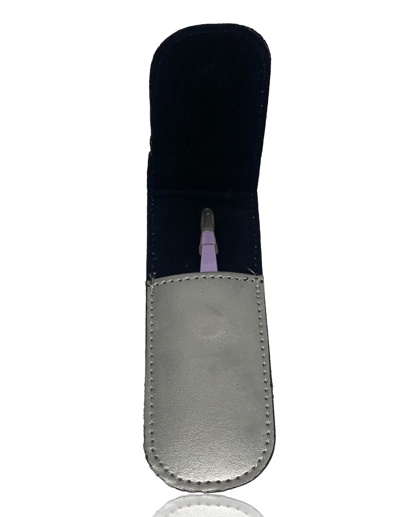 Shavata Pointed Tweezers Lilac with Pouch