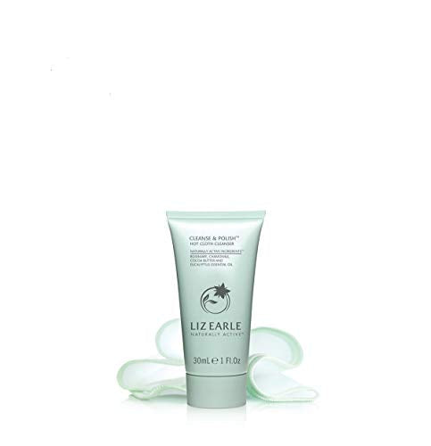 Liz Earle Cleanse & Polish Hot Cloth Cleanser 30ml Travel Size plus Muslin Cloth.