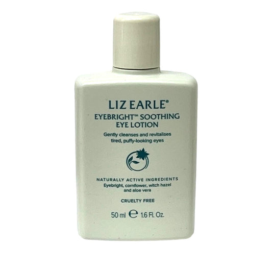 Liz Earle Eyebright Soothing Eye Lotion 50ml Travel Size A Moisturiser Skincare Solution For Fresh And Bright Cleanse Skin