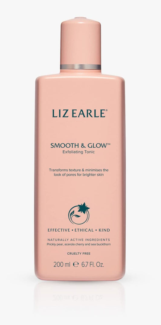 Liz Earle Smooth & Glow Exfoliating Tonic 200ml, 200 ml (Pack of 1)