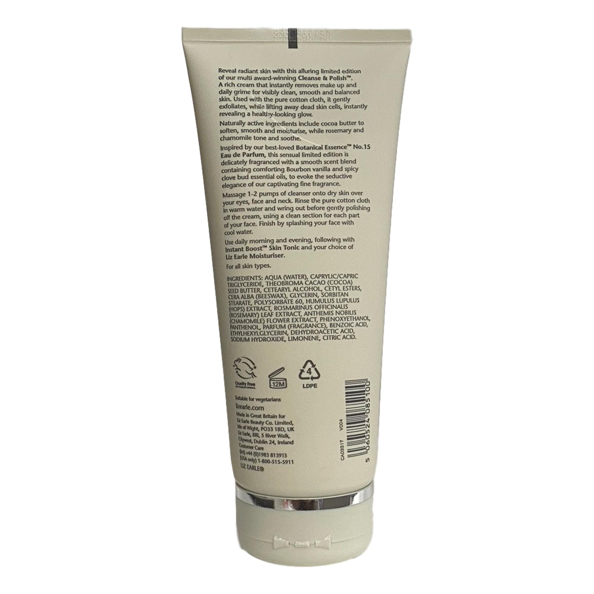 Liz Earle Cleanse & Polish Cleanse Bourbon Vanilla & Clove Bud (200ml) 